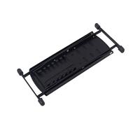 HOODANCOS Repose-pied Guitare Pliant Métal Réglable Hauteur avec Surface Antidérapante Stable et Robuste pour Guitare Classique Électrique Basse et Ukulélé Débutants et Professionnels