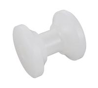 HOODANCOS Rouleau D’Ancre en Nylon Blanc Petit Format Rouleau Robuste de Rechange pour Embarcation Marine Guide-Ancre pour Bateau Accessoire de Poulie pour Kayak et Remorque Résistance