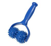 HOODANCOS Rouleau De Massage Manuel Bleu, Appareil De Massage Corporel Léger En Pvc, Ergonomique Et Solide, Pour Détente à Domicile Et Voyage, Masseur à Main Polyvalent Pour Muscles Et Fascias