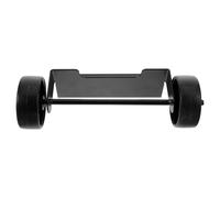 HOODANCOS roulettes pour Chauffage de Terrasse sur Pied et Pyramidal, Kit de Pièces de Rechange Noir Brillant, Dimensions 20 X 12 X 8 Cm, Roues Résistantes aux Intempéries pour Mobilité