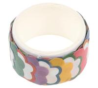 HOODANCOS Ruban Adhésif Décoratif en Papier Washi Fleurs Bohème 1 Rouleau pour Scrapbooking et Emballage Présent Polyvalent Adapté à Divers Designs