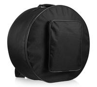 HOODANCOS Sac de Caisse Claire Rond Noir Sac Transport et Conservation pour Percussion Étui avec Zips Faciles ou Main Protection Pratique pour Instrument