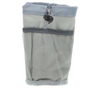 HOODANCOS Sacoche Isotherme pour Gourde de Vélo en Oxford Gris Pochette Légère Cordon de Serrage Porte-Bouteille de Guidon Pratique pour Activités de Plein Air et Randonnées