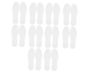 HOODANCOS Semelles Intérieures Pour Chaussures Respirantes Et Absorbantes 20 Paires Remplaçables En Pulpe Blanche Taille 41 Confort Quotidien Sport Randonnée Hommes Femmes