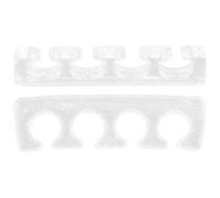 HOODANCOS Séparateurs D'orteils pour Femmes en Silicone 2pcs, Maintien de L'alignement Correct, Soulagement Pression, Outil Simple pour Pédicure à Domicile ou Salon