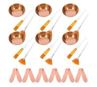 HOODANCOS Set de Bols et Accessoires de Soin Visage Rose Doré Bol à Masque Facial et Outils pour Esthéticiennes Matériel de Soin Visage Professionnel pour Spa et Usage Domestique