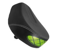 HOODANCOS Siège de Vélo Électrique Confortable en Mousse et Cuir PU, Coussin Simple à Monter, pour Longues Balades à Vélo Électrique, Noir