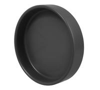 HOODANCOS Soucoupe en Céramique Mat Gris pour Pot de Fleurs Plateau D’Égouttage Rond Plateau pour Jardinière Récupération D’Eau Compatible Culture Hydroponique Entretien Facile 1 Pièce