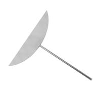 HOODANCOS Spatule à Crêpes en Acier Inoxydable Bord Incurvé et Forme Semi-circulaire, Large Couverture et Nettoyage Rapide, pour Cuisson