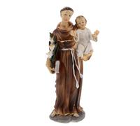HOODANCOS Statue de Jésus en Résine avec Garçon et Filles - Figurine Religieuse Catholique Décorative pour Maison Salon et Bureau - Présent de Baptême Symbolique Décoration Intérieure