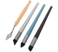 HOODANCOS Stylo à Frotter Pastel à Huile avec Tête Éponge Souple et Grattoir Outil de Mélange pour Pastels Art Mélangeur Portable pour Dessin et Peinture Huile