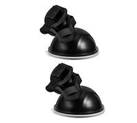 HOODANCOS Support Caméra Embarquée Voiture Ventouse 1/4 Mini Rotule 360° 2 Pièces Fixation Pare-Brise Compatible Dashcam Enregistreur Conduite Accessoires Polyvalents