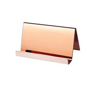 HOODANCOS Support D'affichage Pour Cartes De Visite En Acier Inoxydable, Porte-cartes Bureau Rose Gold, Stand D'entreprise Ouvert Multifonctionnel Pour Organisation Professionnelle
