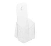 HOODANCOS Support de Documents Acrylique Transparent Présentoir Brochure et Porte-Cartes pour Bureau Organiseur de Dossiers Simple et Moderne pour Affichage et Rangement Administratif