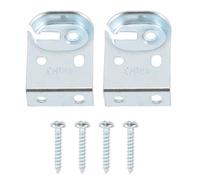 HOODANCOS Support de Fixation en Fer pour Store Enrouleur, Pièce de Rechange Carrée Renforcée, Kit D’Accessoires pour Installation et Réparation de Rideaux, Adapté Usage Domestique, Montage