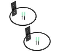 HOODANCOS Support Mural pour Plantes en Fer 13 CM Lot de 2 Supports Suspendus pour Pots de Fleurs D’Intérieur ’Extérieur Étagère Murale Résistante aux Intempéries pour Jardinières et
