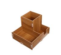 HOODANCOS Support pour Gobelets Jetables avec Compartiments pour Pailles Organiseur de Bureau pour Café et Boutique de Thé Rangement Pratique et Élégant pour Distributeur de Gobelets Papier