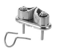 HOODANCOS Taquet de Cordage en Acier Inoxydable Résistant la Corrosion, Pince à Corde Marine pour Bateau et Kayak, Clips Câbles Nautiques pour Réglage Précis des Lignes, Accessoire