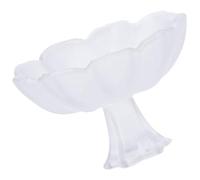 HOODANCOS Tasse à Thé à Base Haute en Pierre Azur Cristal Blanche 70ml Résistante à L'usure Forme Lotus Maison Banquets