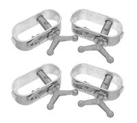 HOODANCOS Tendeur de Câble Métallique Lot de 4 Pièces Outil de Tension pour Fil d'acier, Mini Treuil Manuel pour Couverture de Piscine et Clôture Extérieure, Réglage Précis et