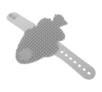 HOODANCOS Toiletteur pour Chat Forme de Poisson Peigne de Toilettage avec Sangle Ajustable Outil de Massage pour Chatons et Chats Intérieur Griffoir pour Table et Coins de Meubles