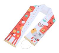 HOODANCOS Toise Murale en Bois et Toile Imprimé Animaux Cartoon Mesure Taille Garçon et Filles Accessoire Photo Toise à Accrocher au Mur pour Chambre Bébé Rose Girafe