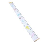 HOODANCOS Toise Murale pour Garçon Fille avec Motifs Décoratifs Toise de Croissance Suspendue pour Chambre Garçon Fille Décoration Murale Pédagogique et Ludique pour Suivi
