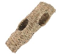 HOODANCOS Tunnel pour Hamsters et Cochons Matériau Naturel Amusant et Léger Cachette à Cinq Ouvertures pour Rongeurs Actifs et Santé