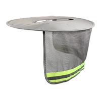 HOODANCOS Visière de Casque complète avec Protection Solaire et Couverture réfléchissante pour ouvriers du Rail Lors de travaux en Plein air