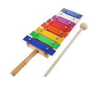 HOODANCOS Xylophone Bois Notes avec Plaque Aluminium pour Éducation Musicale des Garçon Fille Instrument de Percussion Coloré et Stabilité Optimale