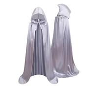 Hooded Cloak, 59.45 Inches Halloween Cosplays Alchemist Hooded Robes, Full Length Robe, Cosplay Costume for Women, Men, Role Play, Medieval Markets, Theater, Events, Holiday Party