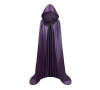 Hooded Cloak, 59.45 Inches Halloween Cosplays Alchemist Hooded Robes, Full Length Robe, Cosplay Costume for Women, Men, Role Play, Medieval Markets, Theater, Events, Holiday Party