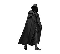 Hooded Cloak Unisex Men Women Cape Solid Long Cloak Role Cosplay Costumes Outwear Retro Medieval Gothic Cape Party Props Maiju