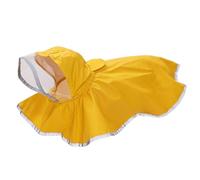 Hooded Dog Rain - Breathable PU Layer with Night-Reflective Strips for Daily Strolls Dog Raincoat with Reflective Strips