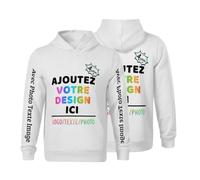 Hoodie Enfant Personnalisable PersonnaliséE Pull GarçOn & Fille avec Photo Texte Image Logo Personnalisé Sweat Enfant Doux, Confortable Et IdéAl pour L’éCole, Les Loisirs M