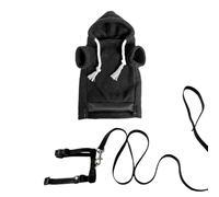Hoodie Ensemble harnais pour furet réglable, ergonomique et confortable pour hamster, chinchilla, lapin, chiot, , petit animal