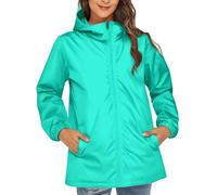 Hoodie Femme Zippé Sport - Sweat Femme Capuche Tops Couleur Unie Hauts avec Deux Poches Outwear Fin Coat Protection Solaire Sweat Automne Sweatshirt Extérieur Tops Confortable Coupe-Vent