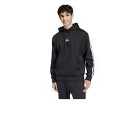 Adidas Essentials 3 Stripes Fleece Hoodie Noir S / Regular Homme