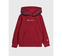 Hoodie HOMME Champion Pullover Banda jacquard Rouge poliestere Felpato