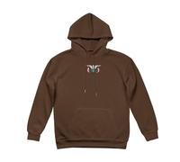 Hoodie Homme Chaud avec Doublure Polaire et République Arabe du Yémen Motif Emblème - Sweat à Capuche Confortable avec Poche Kangourou,Parfait par Temps Froid,Brun café,M