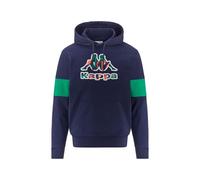 Hoodie HOMME Kappa LOGO FROFIO Bleu vert Ajustable avec des lacets avec poches