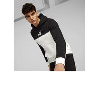 Hoodie HOMME Puma Essential Block x TAPE Fleece Noir et blanc Peluche en coton