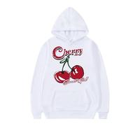 Hoodie Homme Sweat à Capuche pour Hommes Motif Cerise DéContracté Manches Longues avec Cordon De Serrage Ensemble Deux PièCes Confortable Et Stylé pour Un Quotidien
