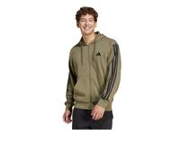 Hoodie Jacket Veste HOMME Adidas Vert olive 3-Stripes French Terry Fz Hd Coton