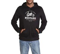Hoodie Mustang Pour Hommes Bennet Regular Fit Sweat À Capuche Imprimé 100% Coton