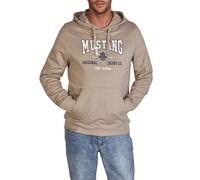 Hoodie Mustang Pour Hommes Bennet Regular Fit Sweat À Capuche Imprimé 100% Coton