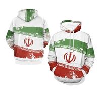 Hoodie Pullover Sweats À Capuche L'Iran Drapeau National Hoody Style Classique du Royaume-Uni Sweats De Travail