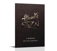 Hoodie SZN A Boogie Wit Da Hoodie Poster sur toile Décoration murale pour la maison, la chambre à coucher, l'esthétique, le salon, peinture murale solide décorée, style cadre 60 x 90 cm