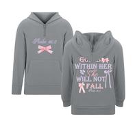 Hoodies et Sweatshirts décontractés imprimés pour Enfants Confortables et Fonctionnels avec Capuche et Poches Fermeture éclair et poulies idéal pour l’école et Les activités (Grey, 3-4 Years)