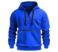 Hoodies Hommes Zip Offre Chandails Et Capuche Fermeture À Glissière Et Poches À L'Avant De La Mode Doux Hoodies Sweatshirt Pullover Tops Léger Couleur Unie Loisirs Sport Fitness En Plein Air Basic